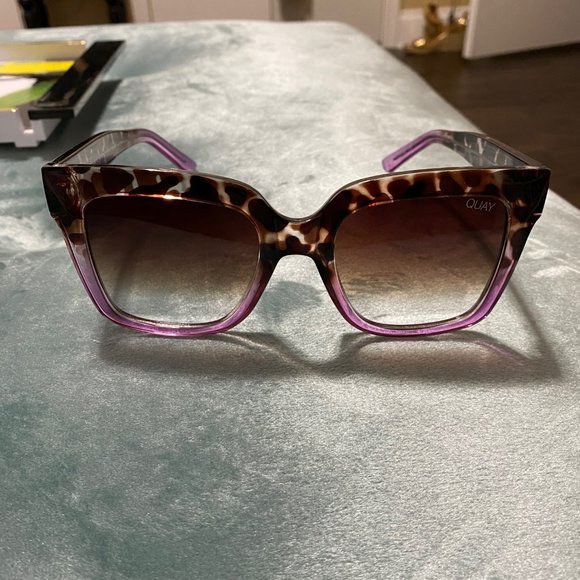 Quay Australia Accessories - Quay Australia Icy Purple Tortoise Sunglasses